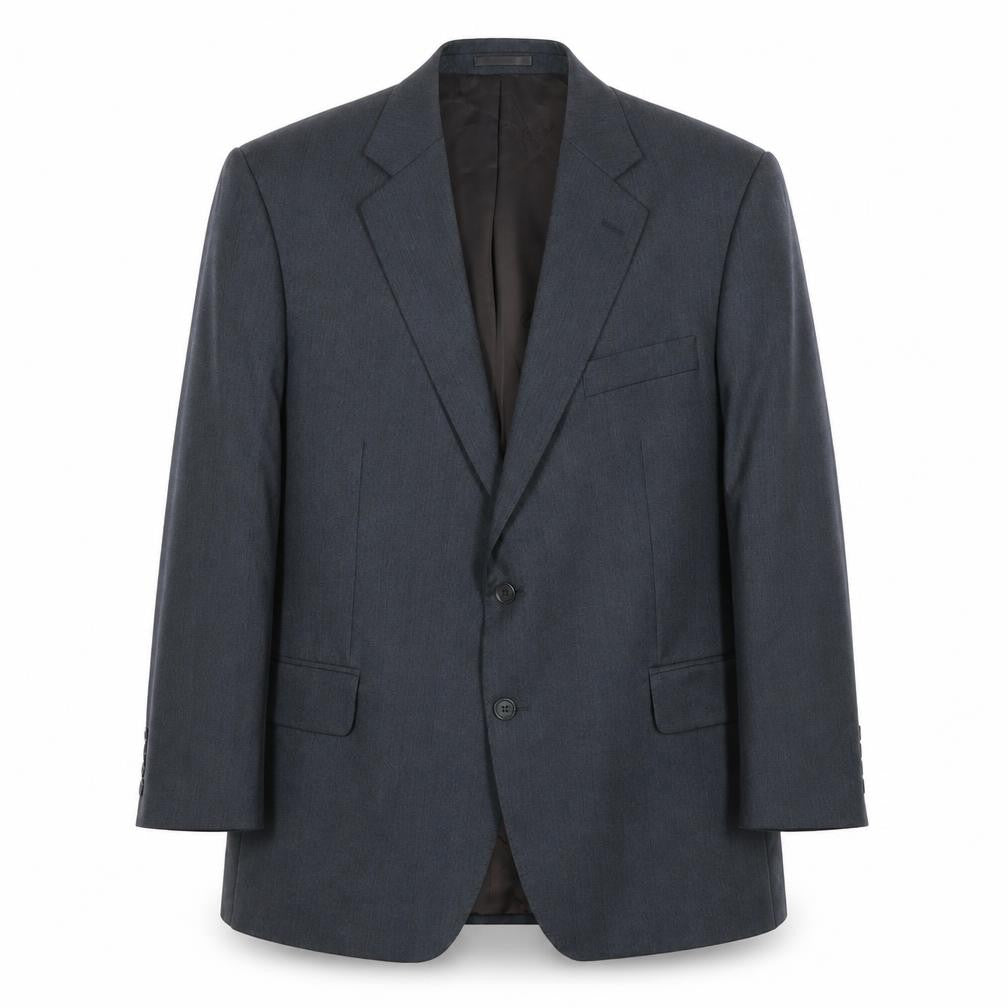 Mens 44 Chest Regular Magee Grey Two-Button Blazer