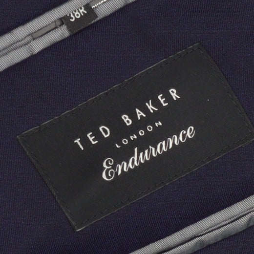 Ted Baker Men's Blue 38R Suit Jacket - Classic Elegance