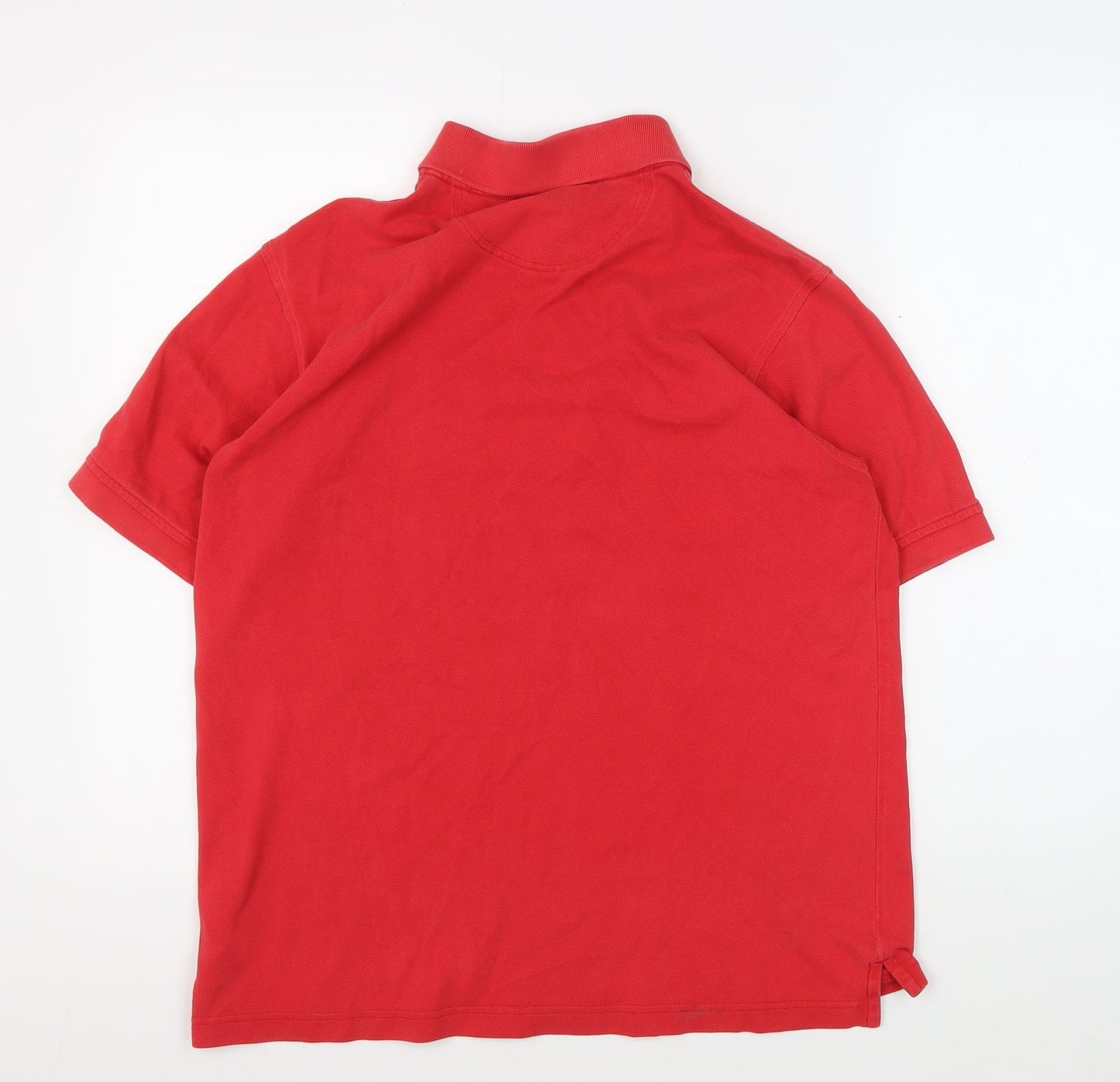 Henri Lloyd Men's Red Polo M - Logo Accents
