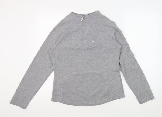 Head Women's Grey Pullover Sweatshirt, Size L