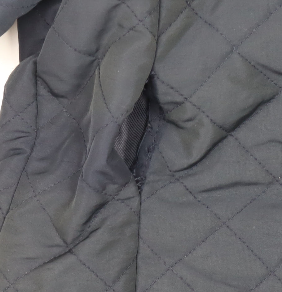 CC Women's Black Quilted Jacket Size 14