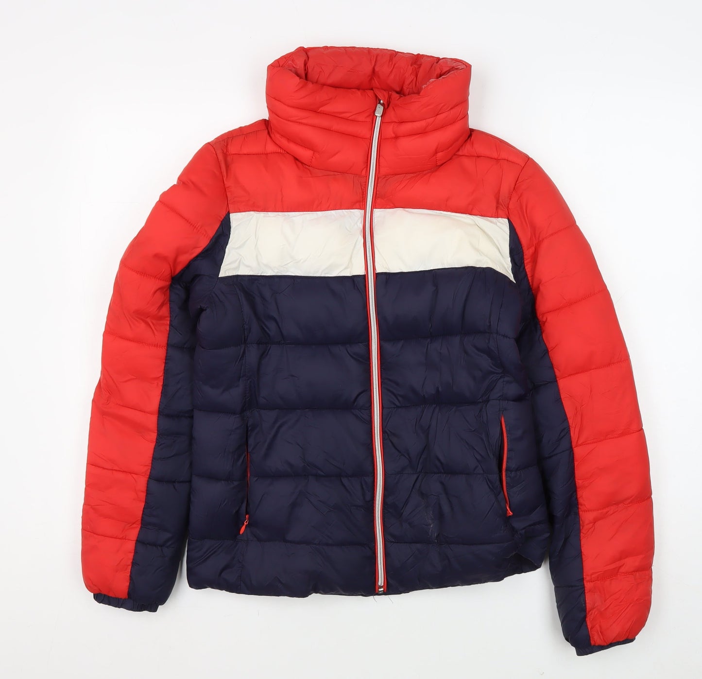 Marks and Spencer Women's Red Puffer Jacket Size 8