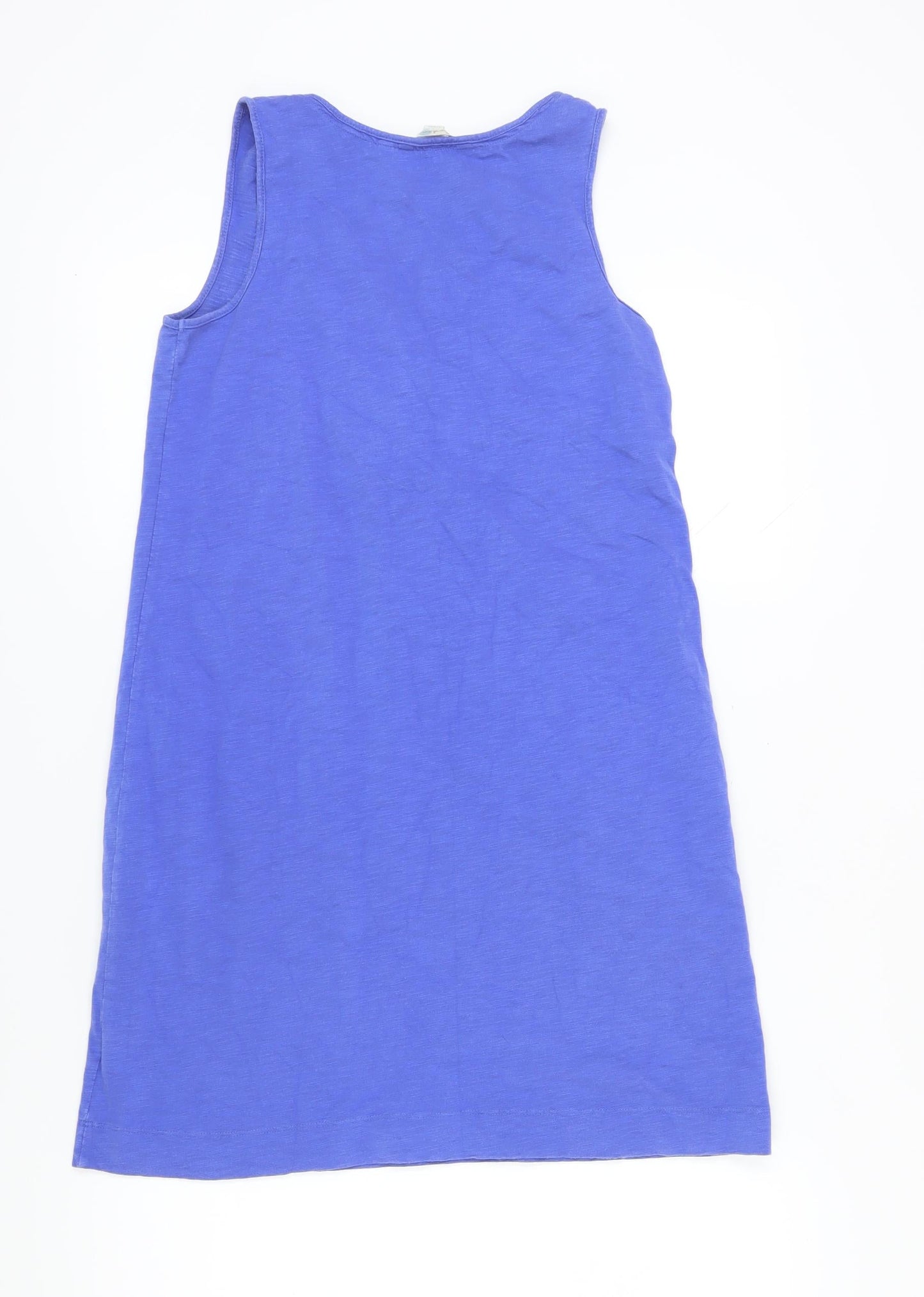 Boden Women's Blue Sleeveless Cotton Dress UK 8