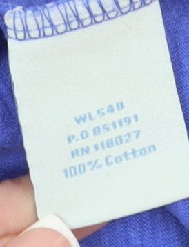 Boden Women's Blue Sleeveless Cotton Dress UK 8
