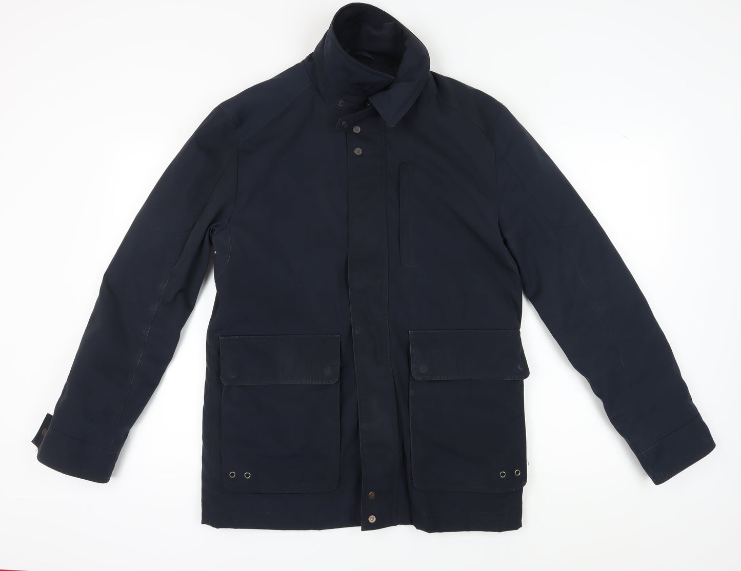 Riley Men's Blue Military Jacket Size 50 Lined