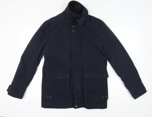 Riley Men's Blue Military Jacket Size 50 Lined