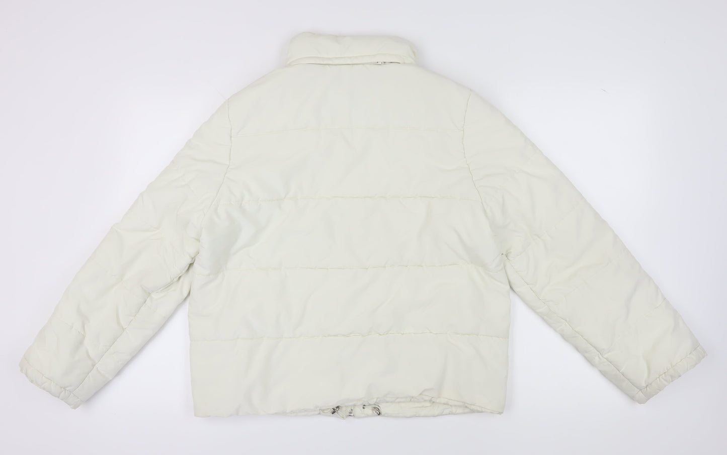 Marks and Spencer Women White Puffer Jacket Size 16