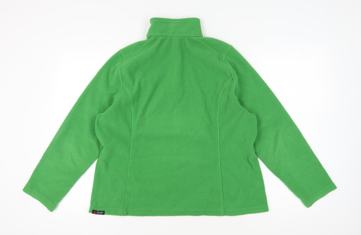 Lands' End Women's Green XL Fleece Pullover Sweatshirt