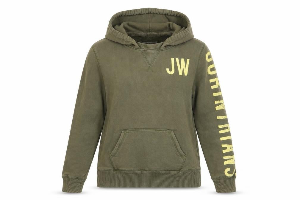 Womens UK 10 Regular Jack Wills Green Pullover Hoodie