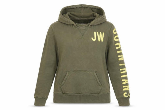 Womens UK 10 Regular Jack Wills Green Pullover Hoodie