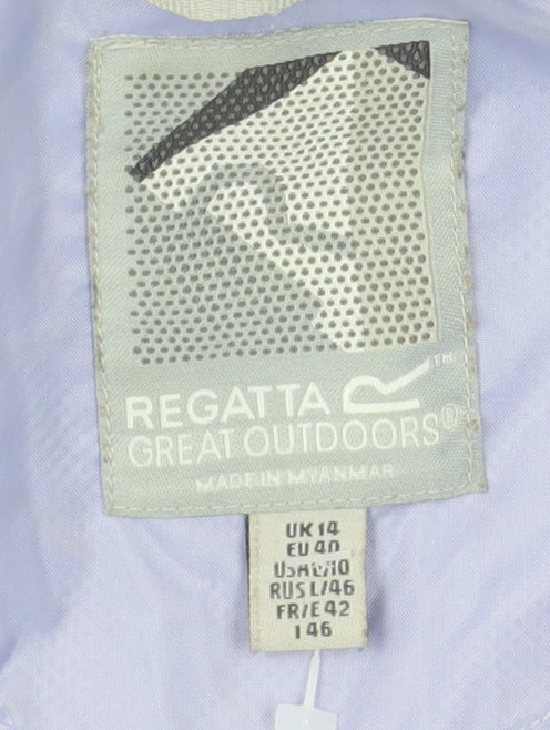 Regatta Women's Purple Waterproof Jacket Size 14