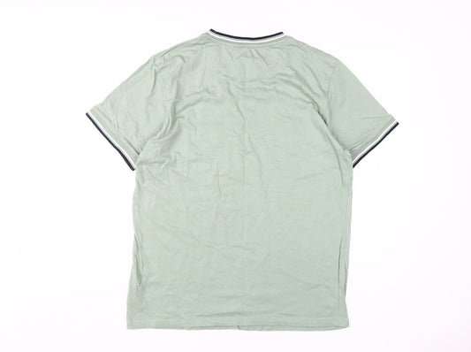 Brave Soul Men's XL Mint T-Shirt, 100% Cotton