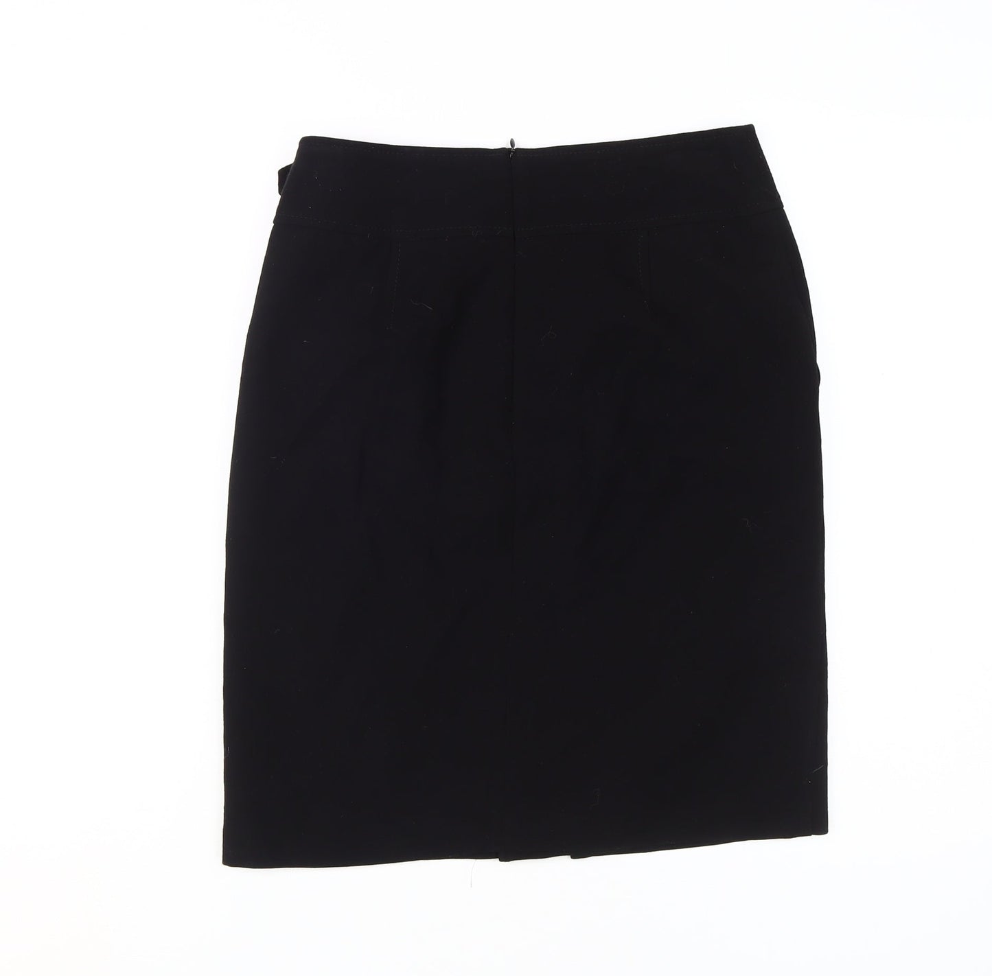 Warehouse Women's Black Pencil Skirt Size 8 Elegant Workwear