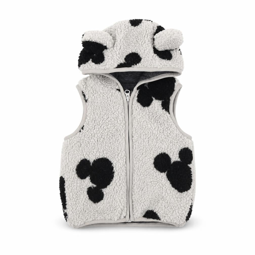 Disney at George Unisex Baby Grey Fleece Hooded Jacket 12-18M