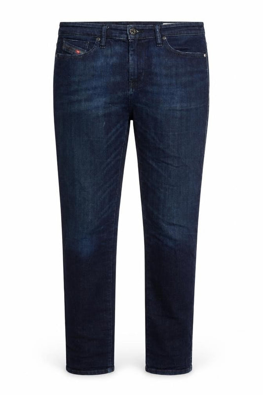 Diesel Women's Skinny Blue Jeans M Mid-Rise Stretch Denim