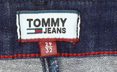 Tommy Jeans Women's Blue Skinny Jeans, Size 11, Stretch Denim