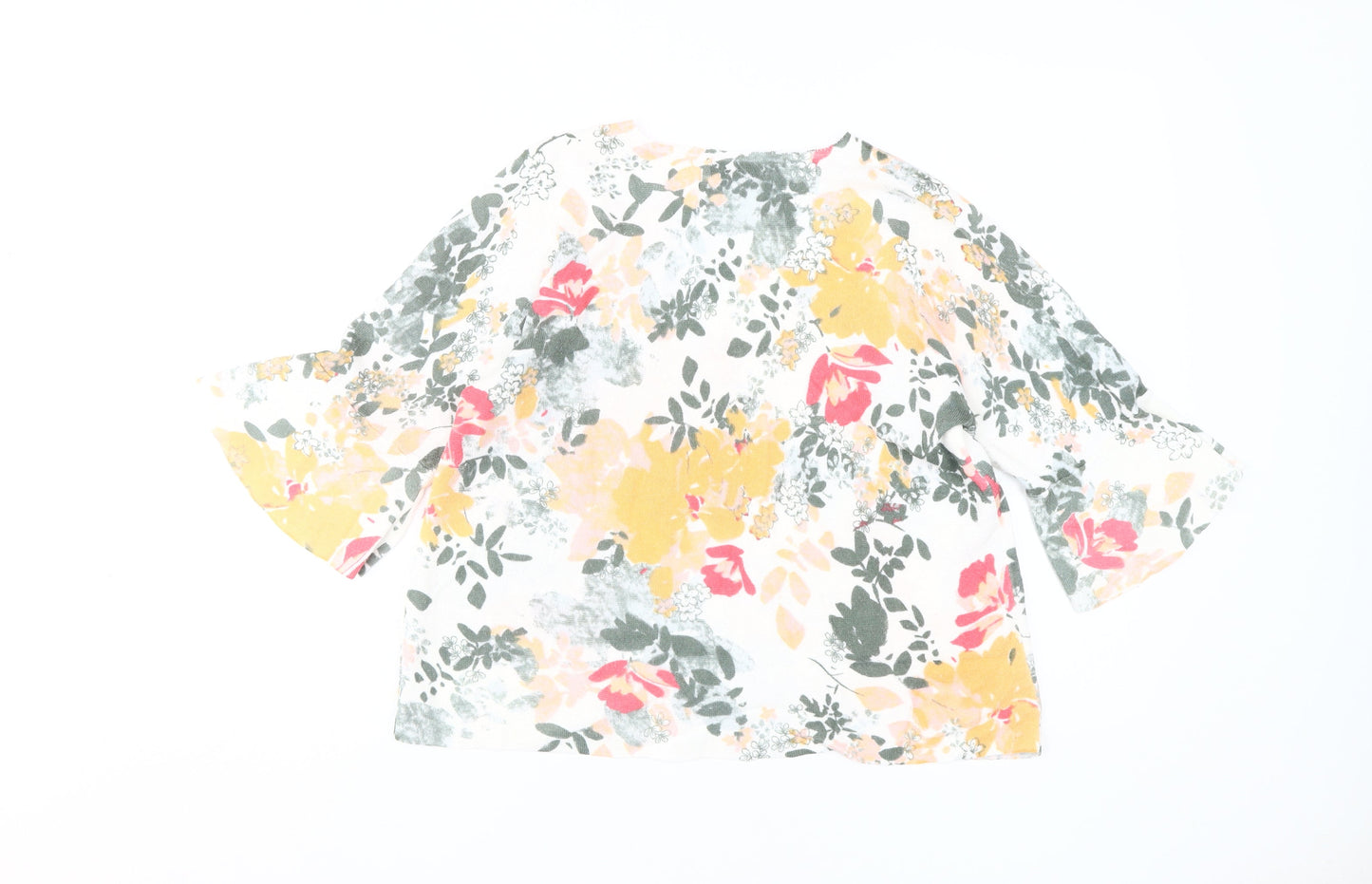 Marks and Spencer Women's Multicoloured Floral Tunic Blouse Size 16