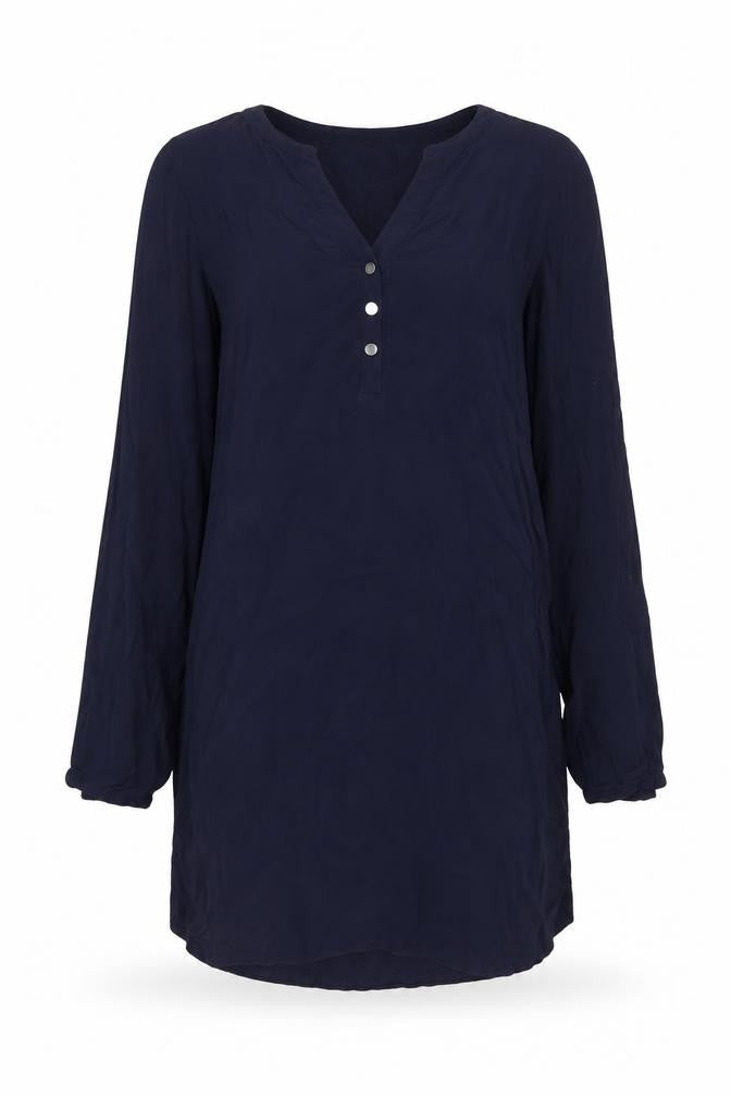 Womens UK Size 8 Banana Republic Blue Viscose Blouse