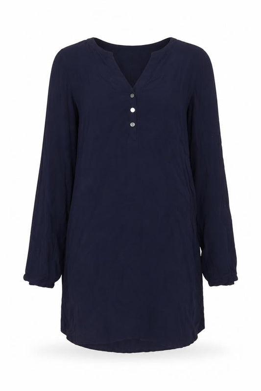 Womens UK Size 8 Banana Republic Blue Viscose Blouse