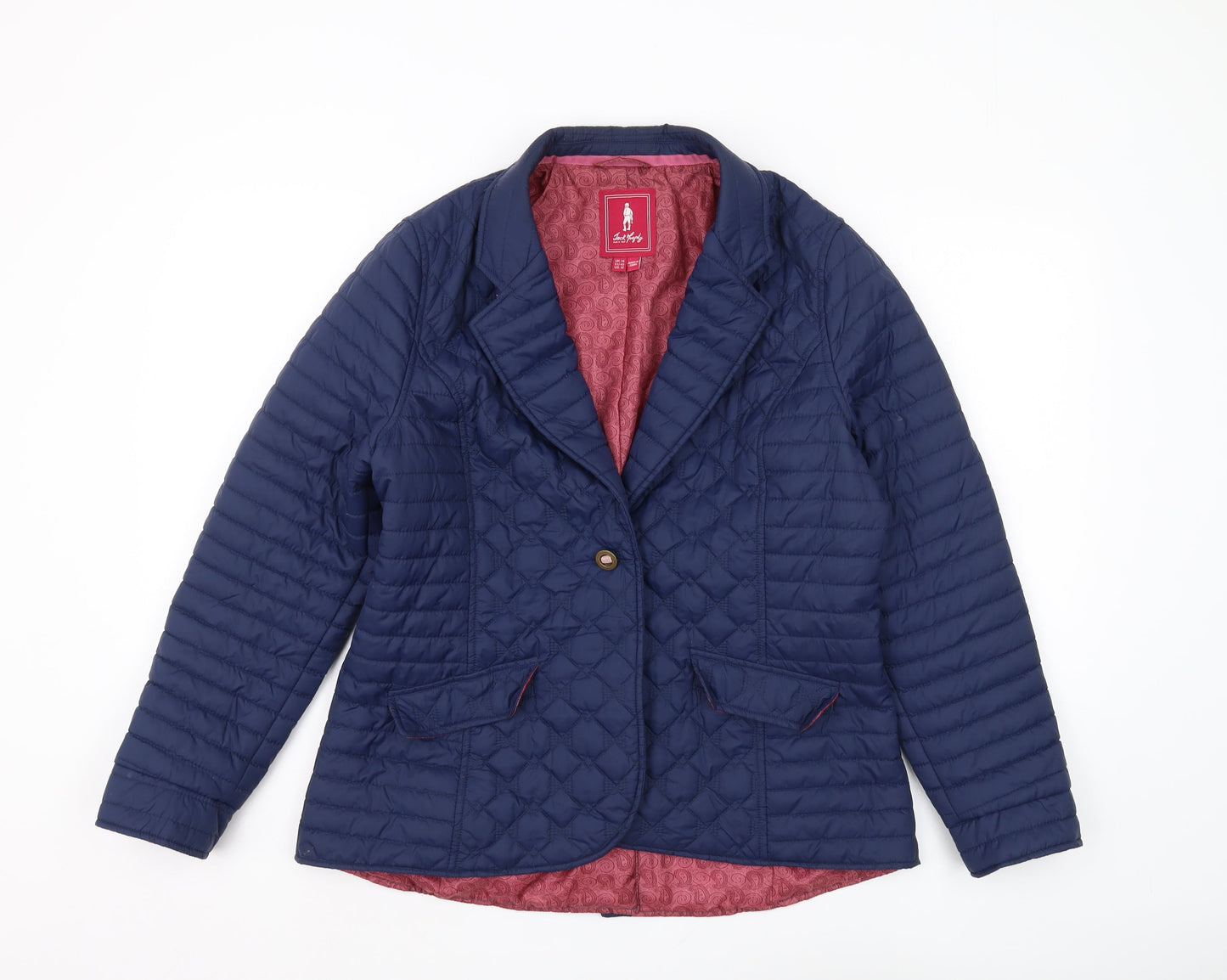 Jack Murphy Women's Blue Quilted Jacket Size 14