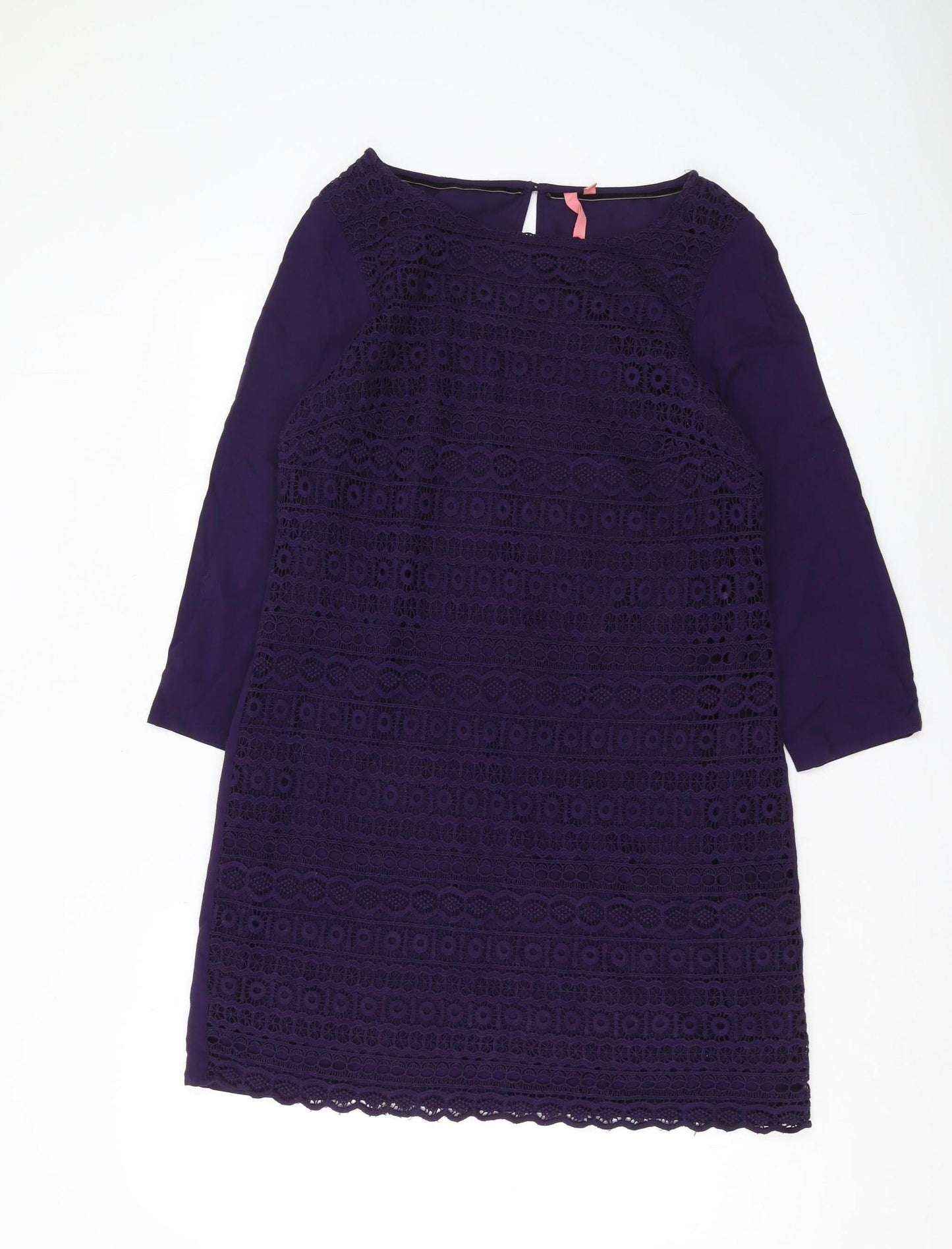 White Stuff Women's Purple Tunic Blouse Size 12