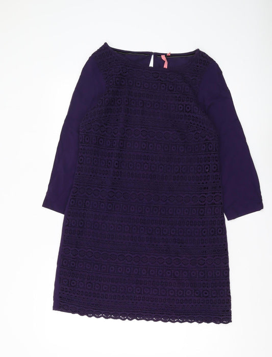 White Stuff Women's Purple Tunic Blouse Size 12