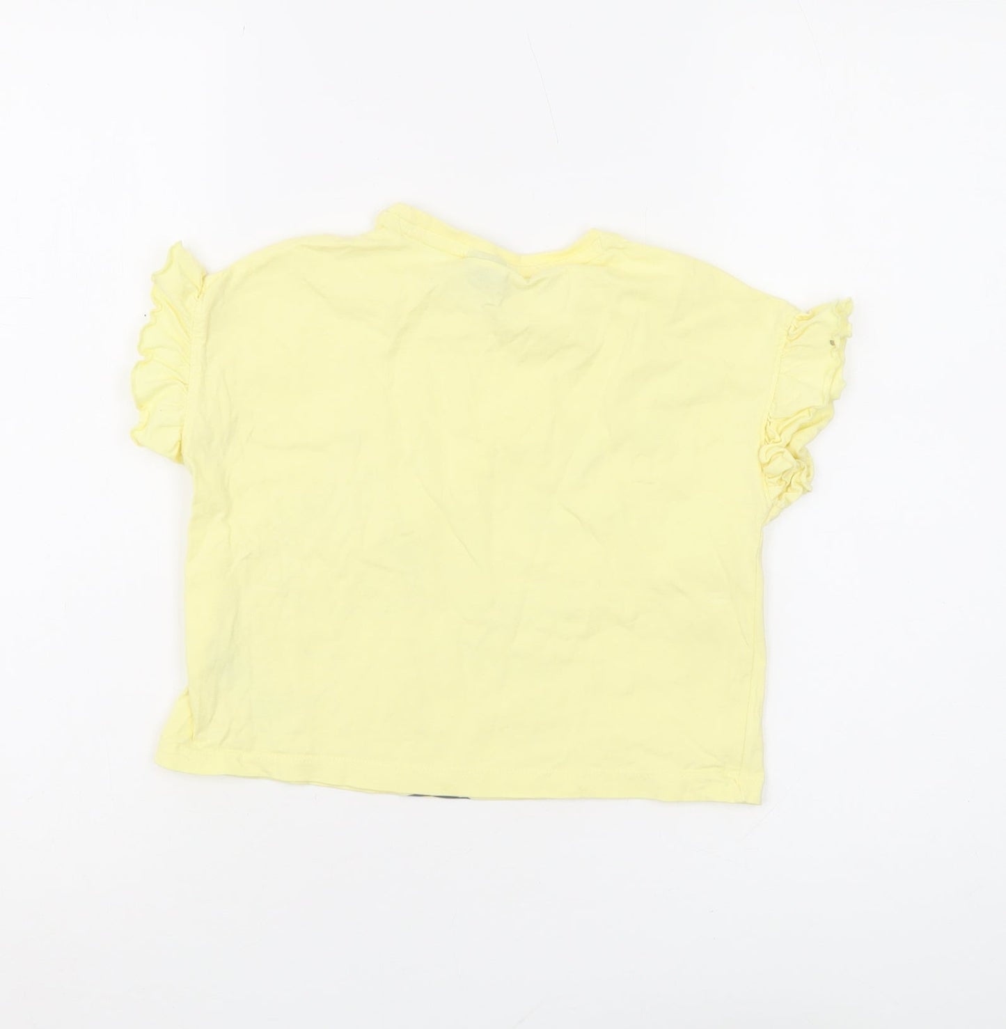 Disney Girls Yellow Winnie the Pooh T-Shirt, 5-6 Years