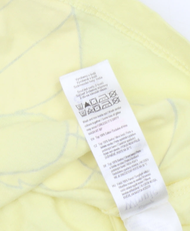 Disney Girls Yellow Winnie the Pooh T-Shirt, 5-6 Years