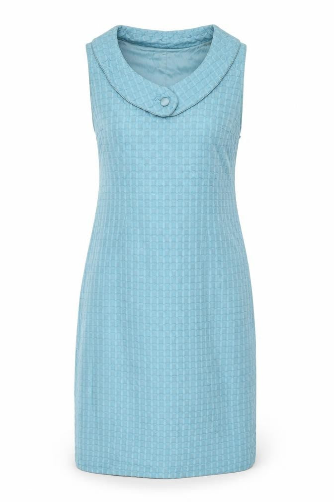 Front view of Alex & Co. Women's Blue Sheath Dress, size 10