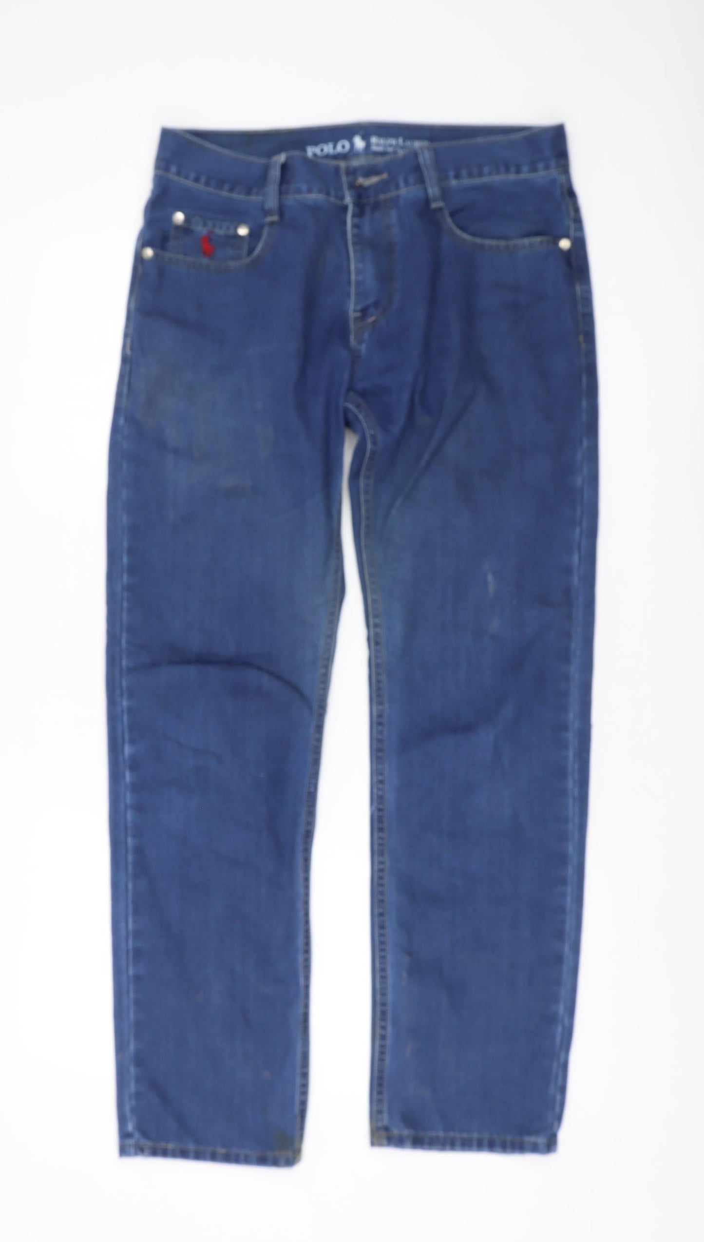 Polo Ralph Lauren Men's Blue Straight Jeans 33