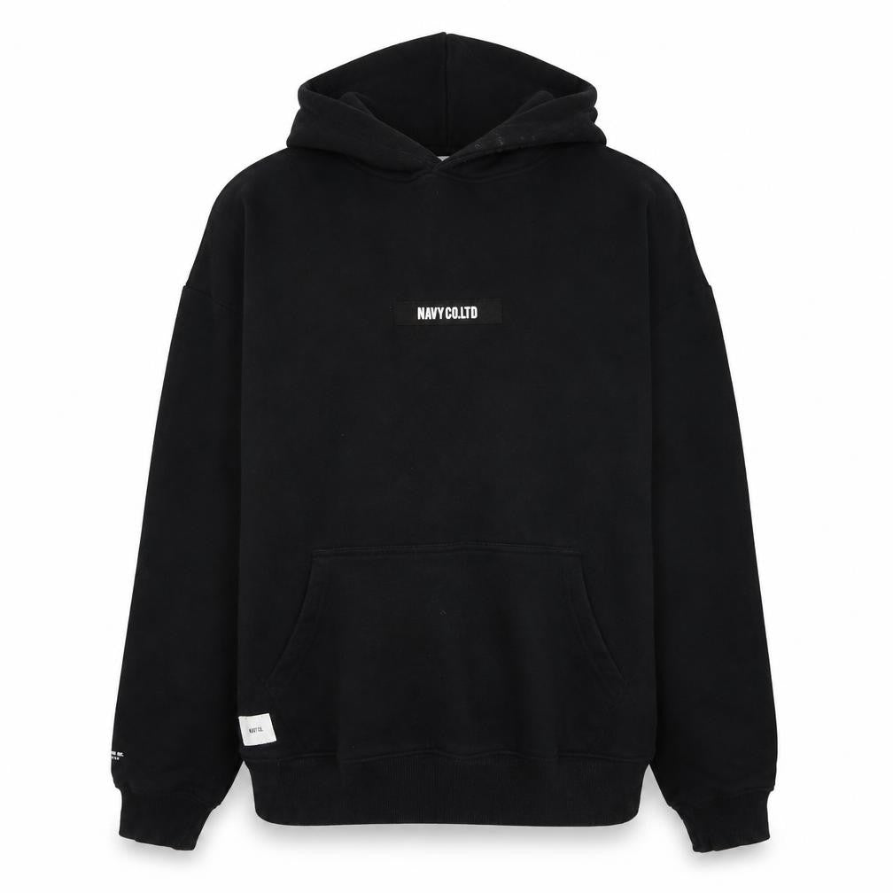 NAVY Womens CO LTD Black Pullover Hoodie S