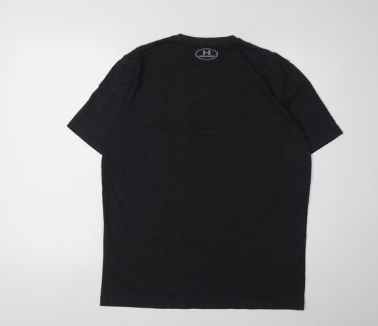 Under Armour Men's Black Sports T-Shirt, Size M