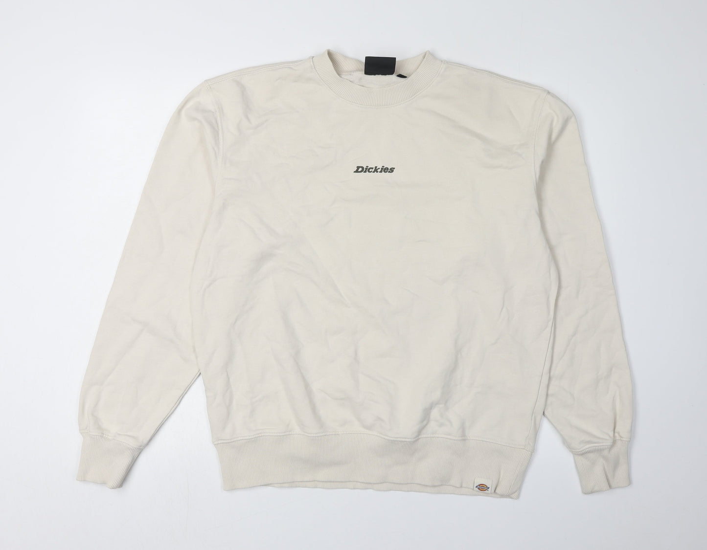 Dickies Men’s Beige Crew Neck Sweatshirt Size M