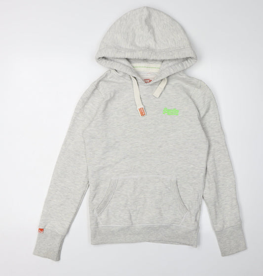 Superdry Women's Grey Pullover Hoodie XS