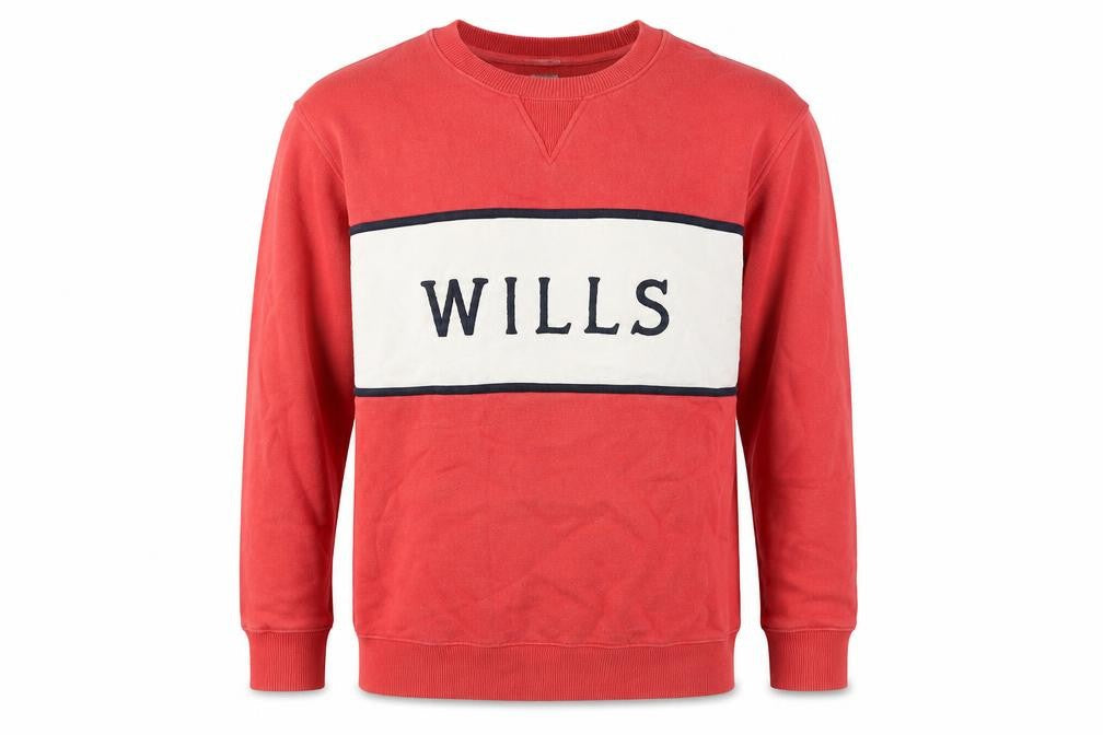 Mens UK S Regular Jack Wills Red Pullover Sweatshirt