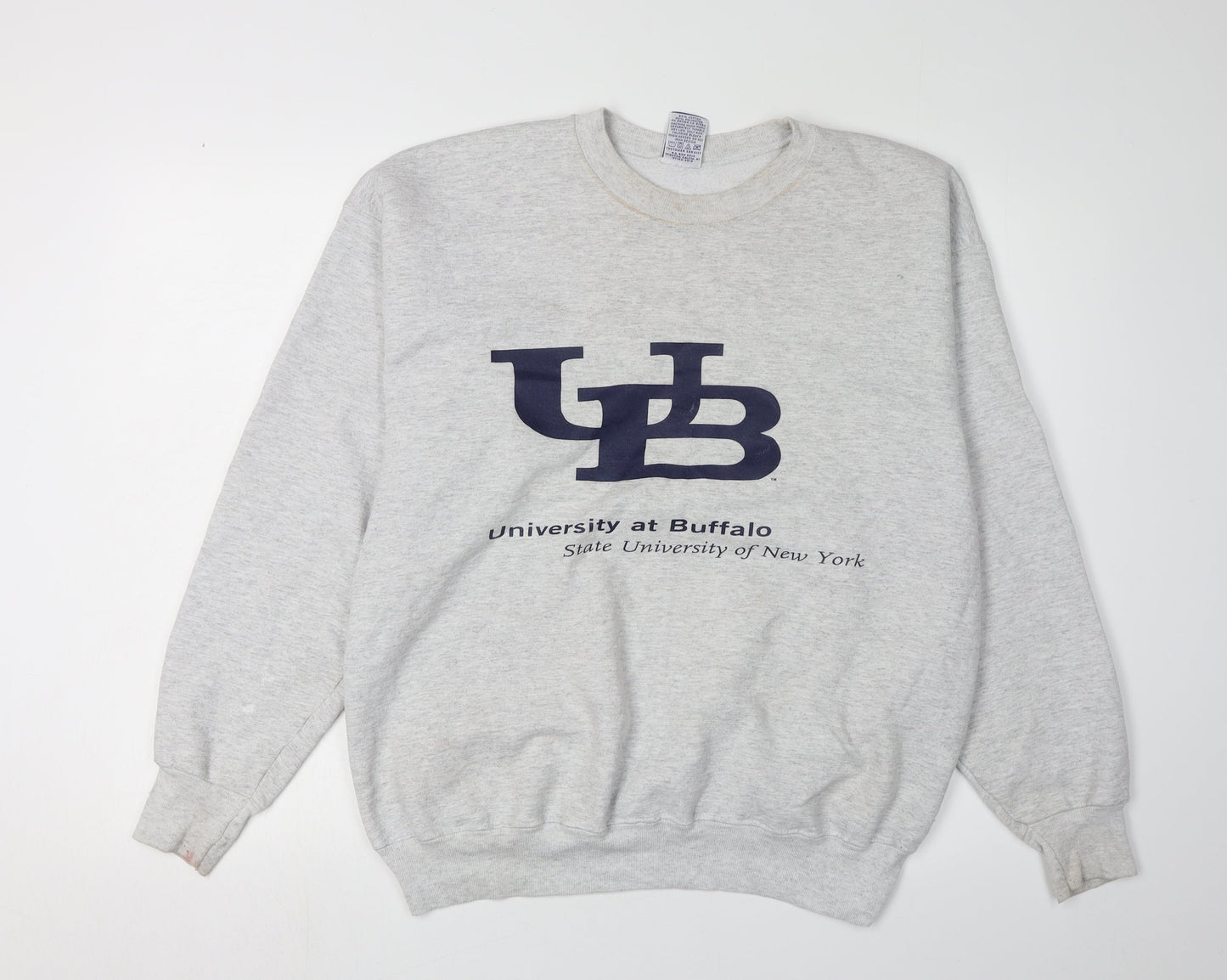 Champion Men's Grey Pullover Sweatshirt L