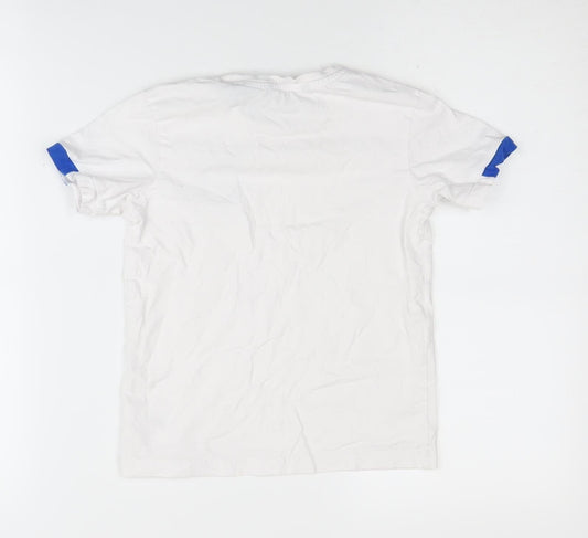 George Boys' White Logo T-Shirt, Size 6-7, New with Tags