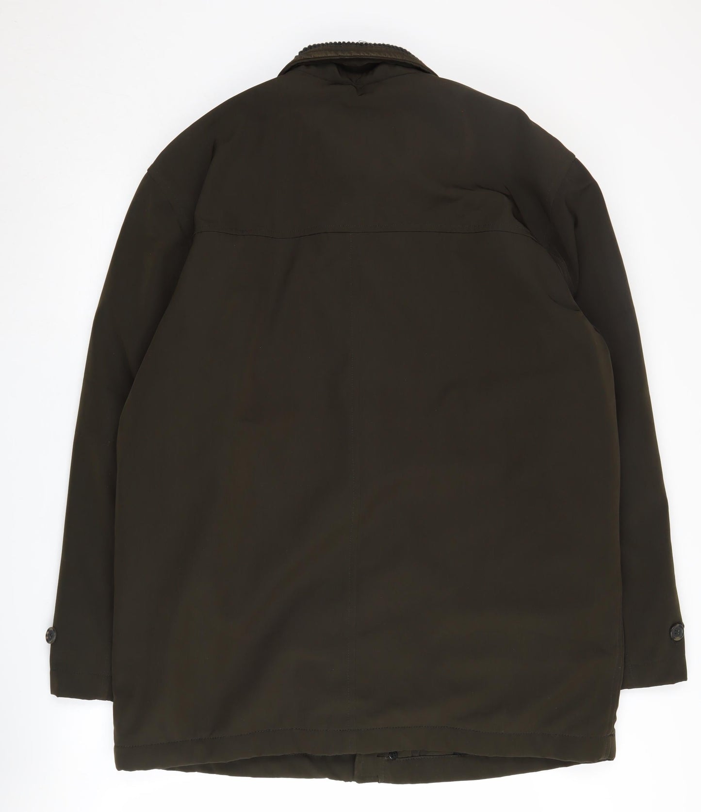 Carabou Men’s Green Mid-Length Overcoat M