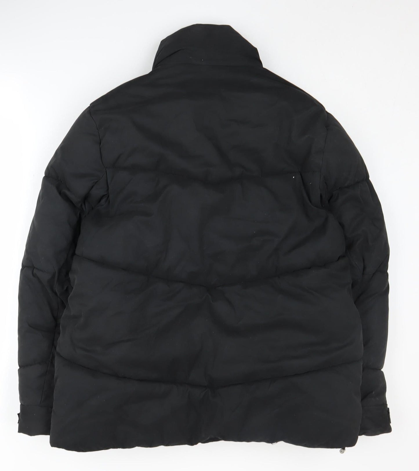 ASOS Women's Black Puffer Jacket S Regular Fit