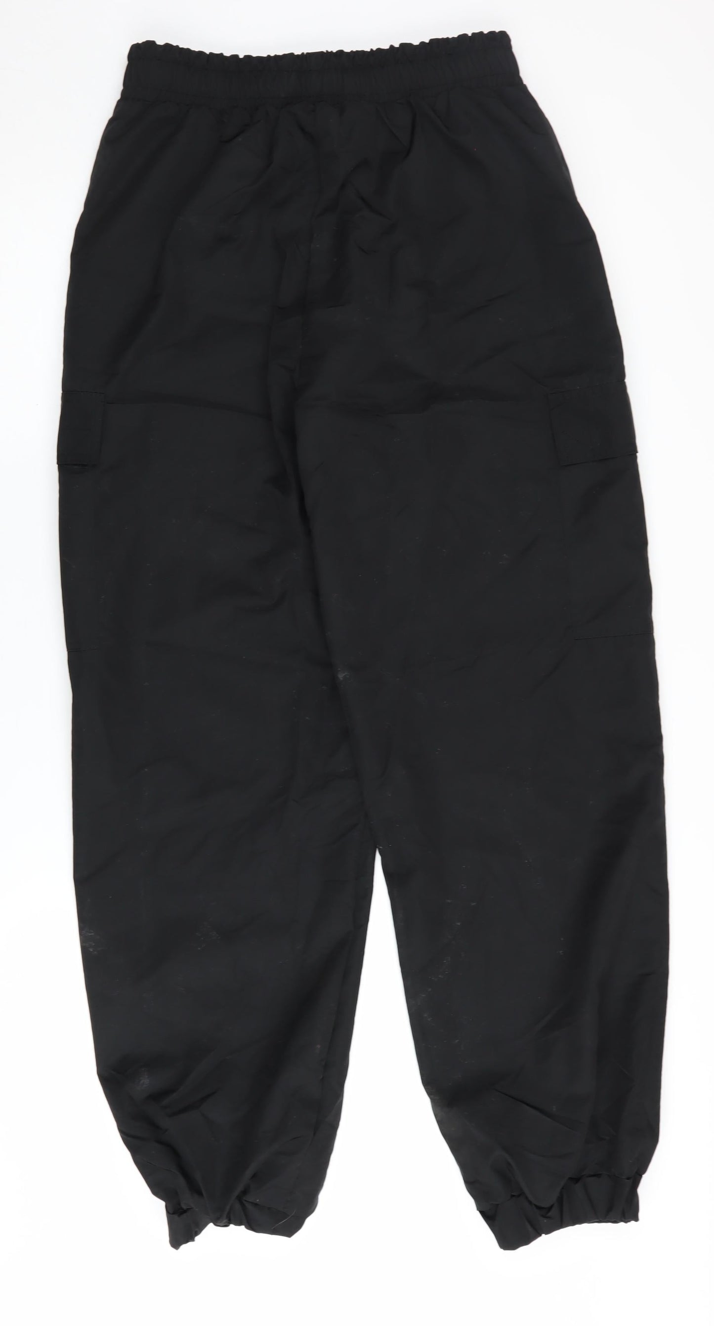 Collusion Men's Black Cargo Trousers Small