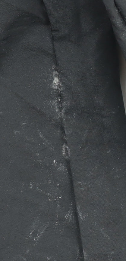 Collusion Men's Black Cargo Trousers Small