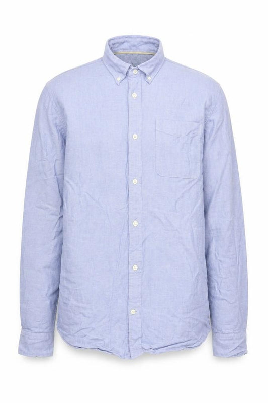 Jack & Jones Men's Blue Medium Button-Up Shirt