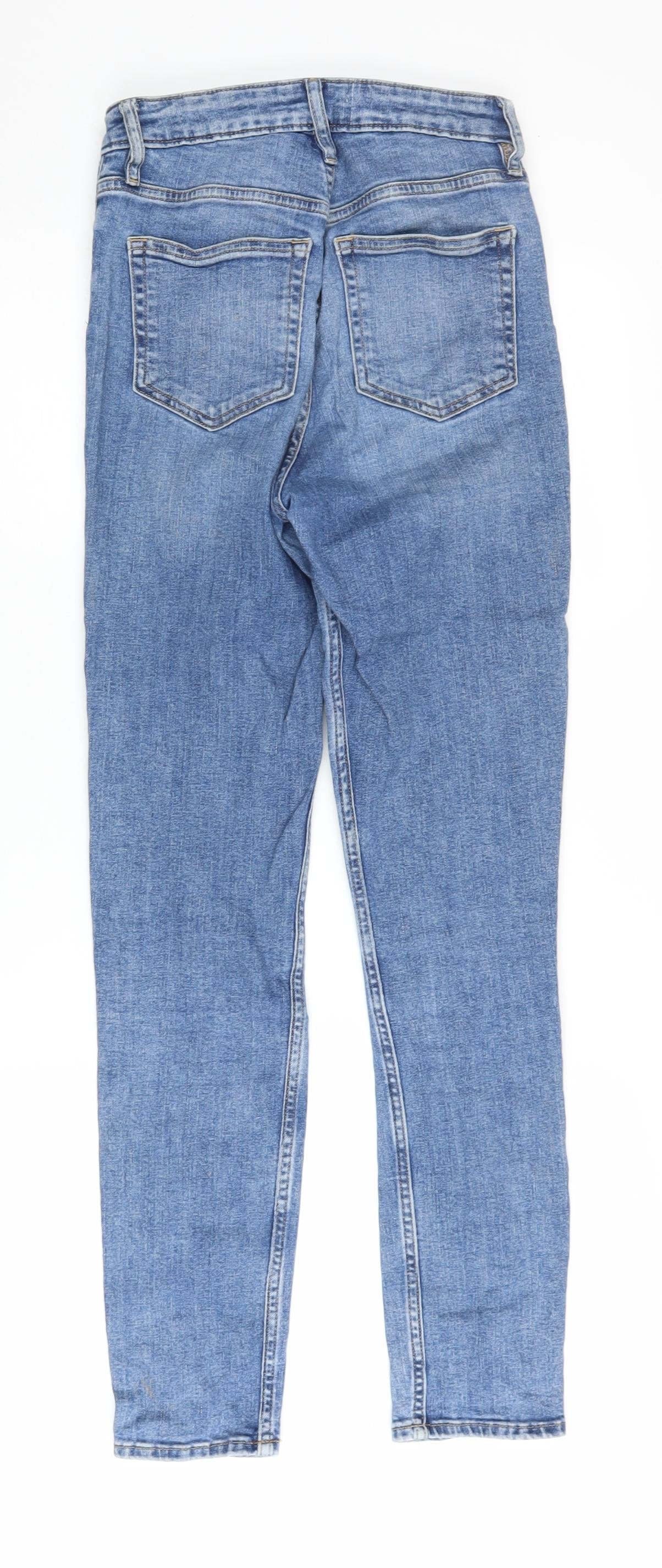 H&M Women's Blue Straight Jeans Size 8