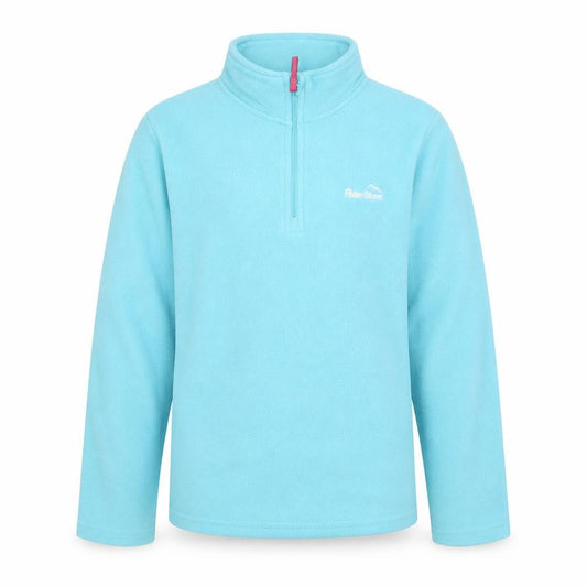 Peter Storm Girls Blue Fleece Pullover Sweatshirt, 11-12 Years
