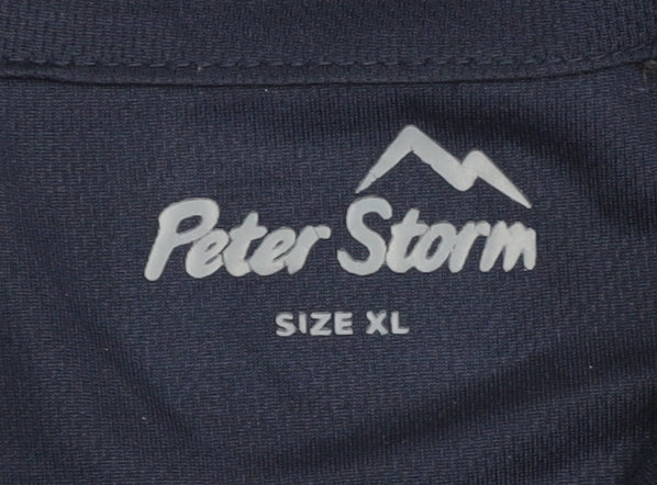 Peter Storm Men's XL Blue Pullover Long Sleeve Top