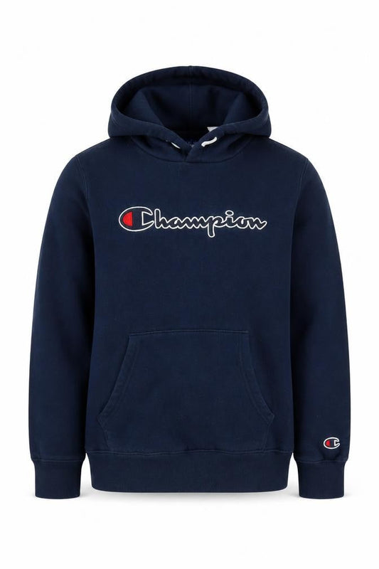 Champion Boys Blue Pullover Hoodie, Size 9-10 Years