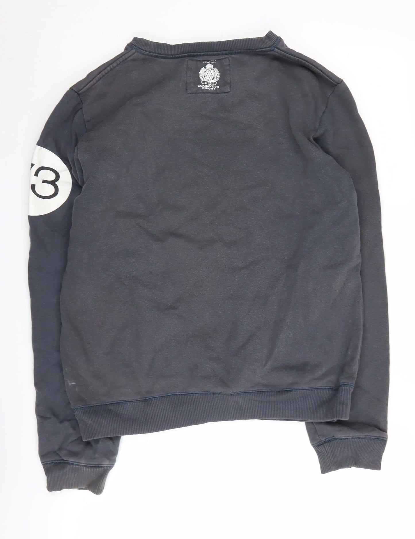 Pepe Jeans Men's Black S Pullover Sweatshirt Racing Print