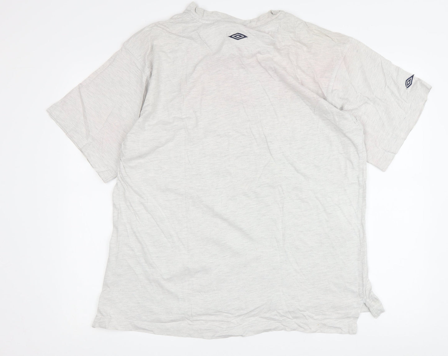 Umbro Men's Grey T-Shirt, Size L, Comfort Fit