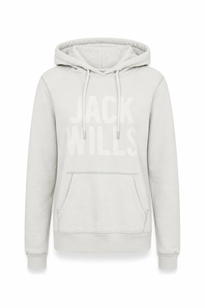 Womens UK 8 Regular Jack Wills Grey Pullover Hoodie