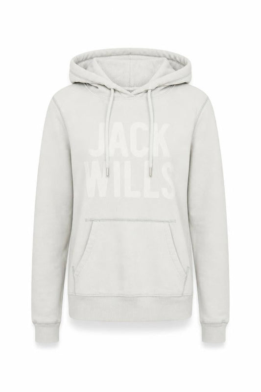Womens UK 8 Regular Jack Wills Grey Pullover Hoodie